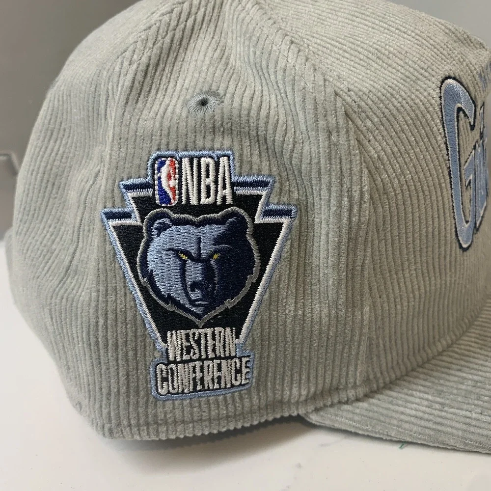 New Era Memphis Grizzlies The Golfer Gray Corduroy Snapback Adjustable Hat OSFM